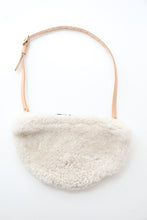 Oversized fur bumbag