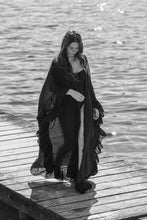 Clara kimono black cotton gauze