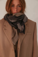 Wool stripes scarf