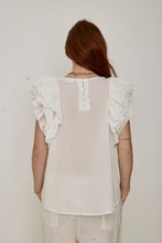 Mamapapa - Amanda Sleeveless Blouse - White Plumetis