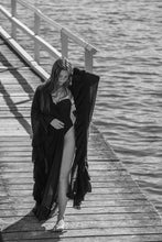 Clara kimono black cotton gauze