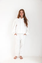 White oversized pants