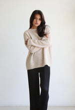 Oversized oatmeal jumper