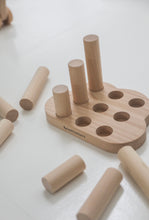 wooden cloud sorter toys