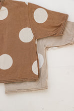 Kids polka dot long sleeves tee shirt