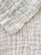 Fibre For Good white cotton gauze swaddle