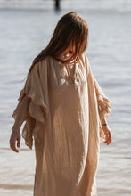 Dadan dress beige cotton gauze
