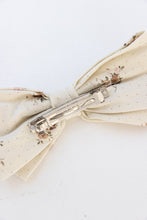 bow clip corduroy flowers
