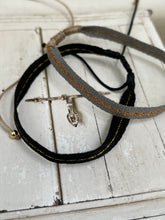 Black and gold string bracelet