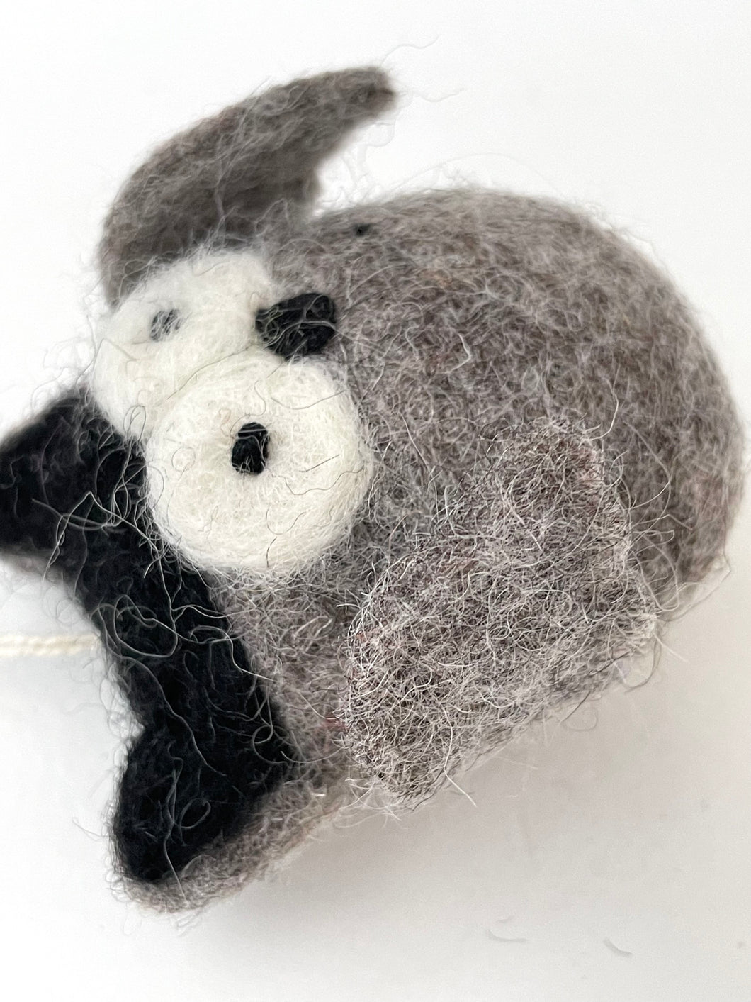 felt owl grey or black