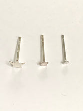 plated silver/gold stars earrings