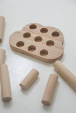 wooden cloud sorter toys