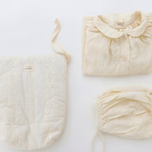 Mon bebe broderie vanilla shirt