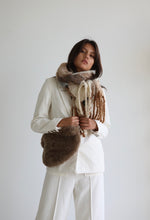 Oversized fur bumbag