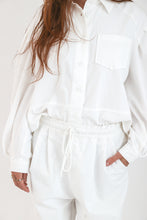 White oversized pants
