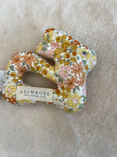 Rabbit baby liberty print rattle