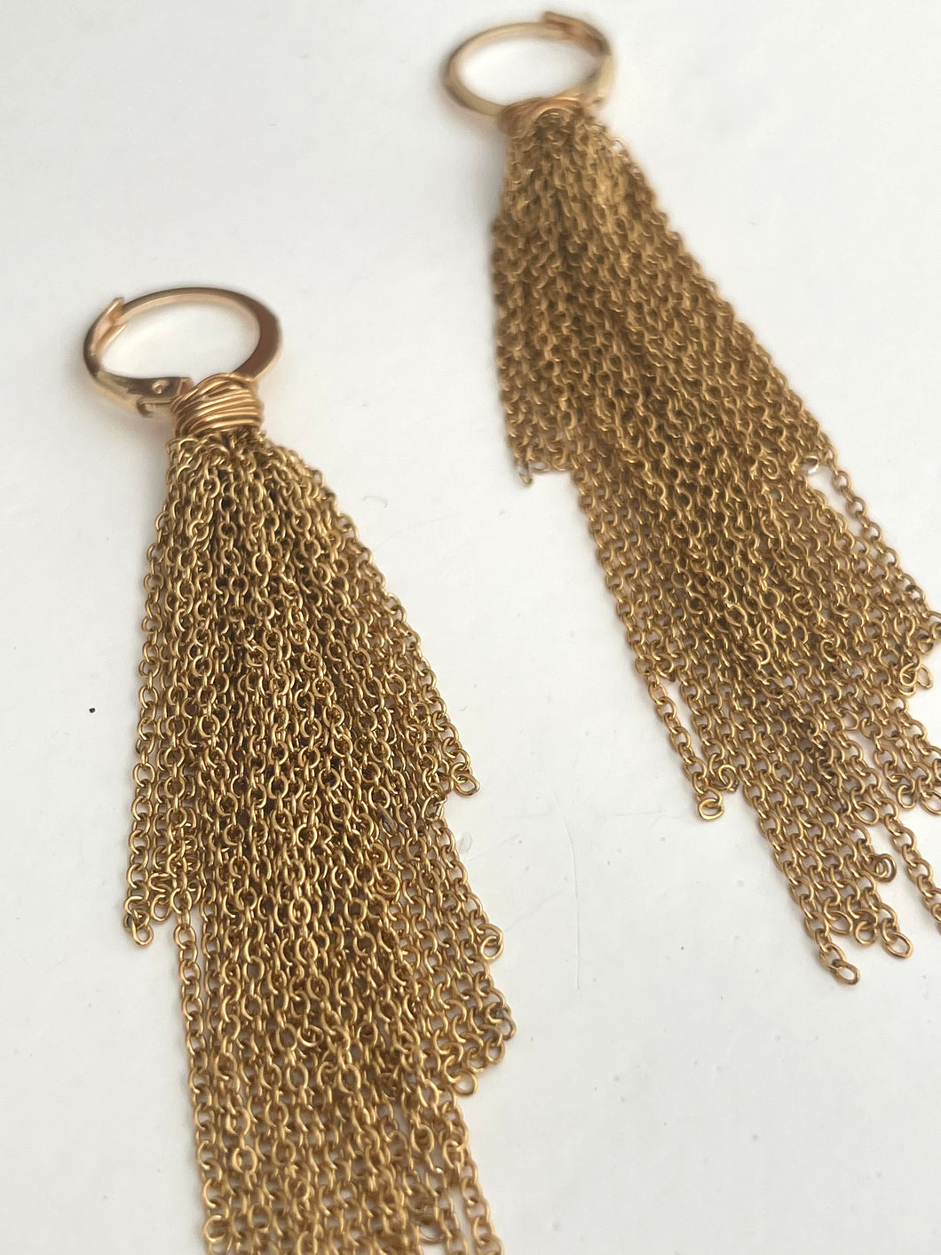 Maison Bivouac Fall raw earrings gold