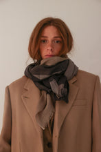 Wool stripes scarf