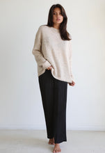 Oversized oatmeal jumper
