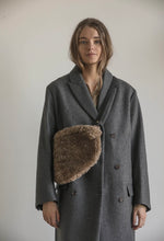 Oversized fur bumbag