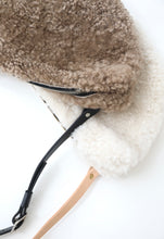 Oversized fur bumbag