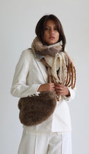 Oversized fur bumbag