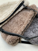Oversized fur bumbag