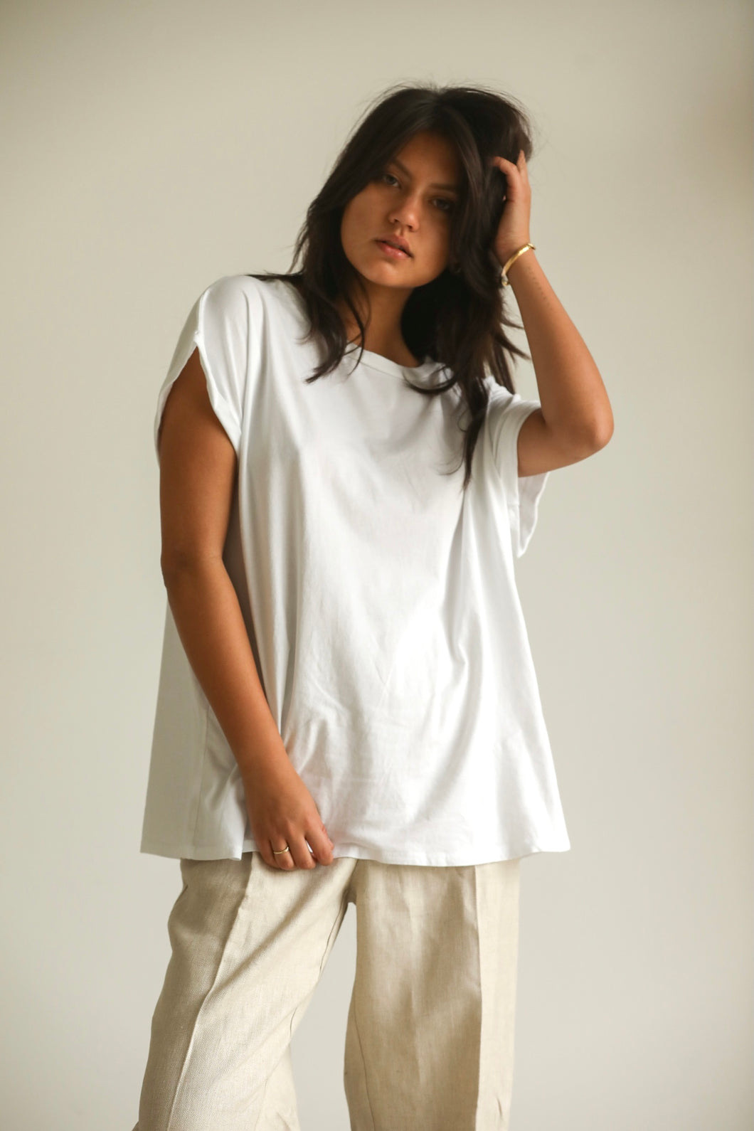 mamapapa - Tim tee shirt white