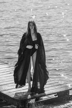 Clara kimono black cotton gauze