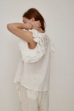 Mamapapa - Amanda Sleeveless Blouse - White Plumetis