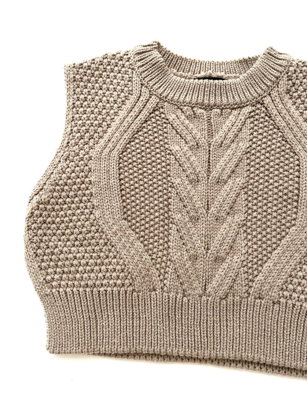 Kids knit vest