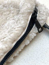 Oversized fur bumbag