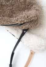 Oversized fur bumbag