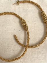 Maison Bivouac - Amber gold earrings