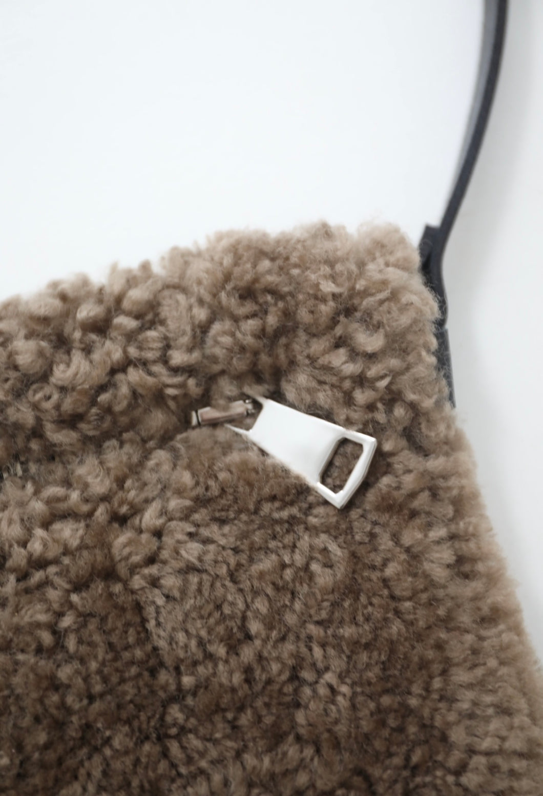 Small rectangle fur bag