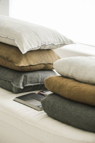 Bed and philosophy - Khaki linen bedding