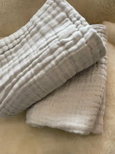Double muslin Baby grey blanket