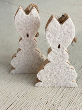 Hanging wood rabbit bunny