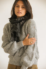 Wool stripes scarf