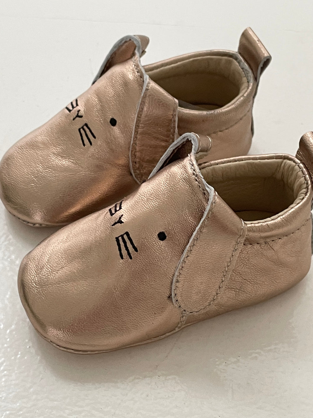 Emile et Ida  - baby shoe gold