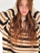 Pomandere - sweater earthy stripe