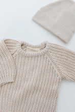 Bonet bonet - Powder pink chunky cotton knit