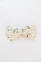 bow clip corduroy flowers