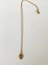 oval gold plated necklace