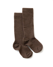 Chocolate socks Pointelle