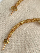 Maison Bivouac - Amber gold earrings