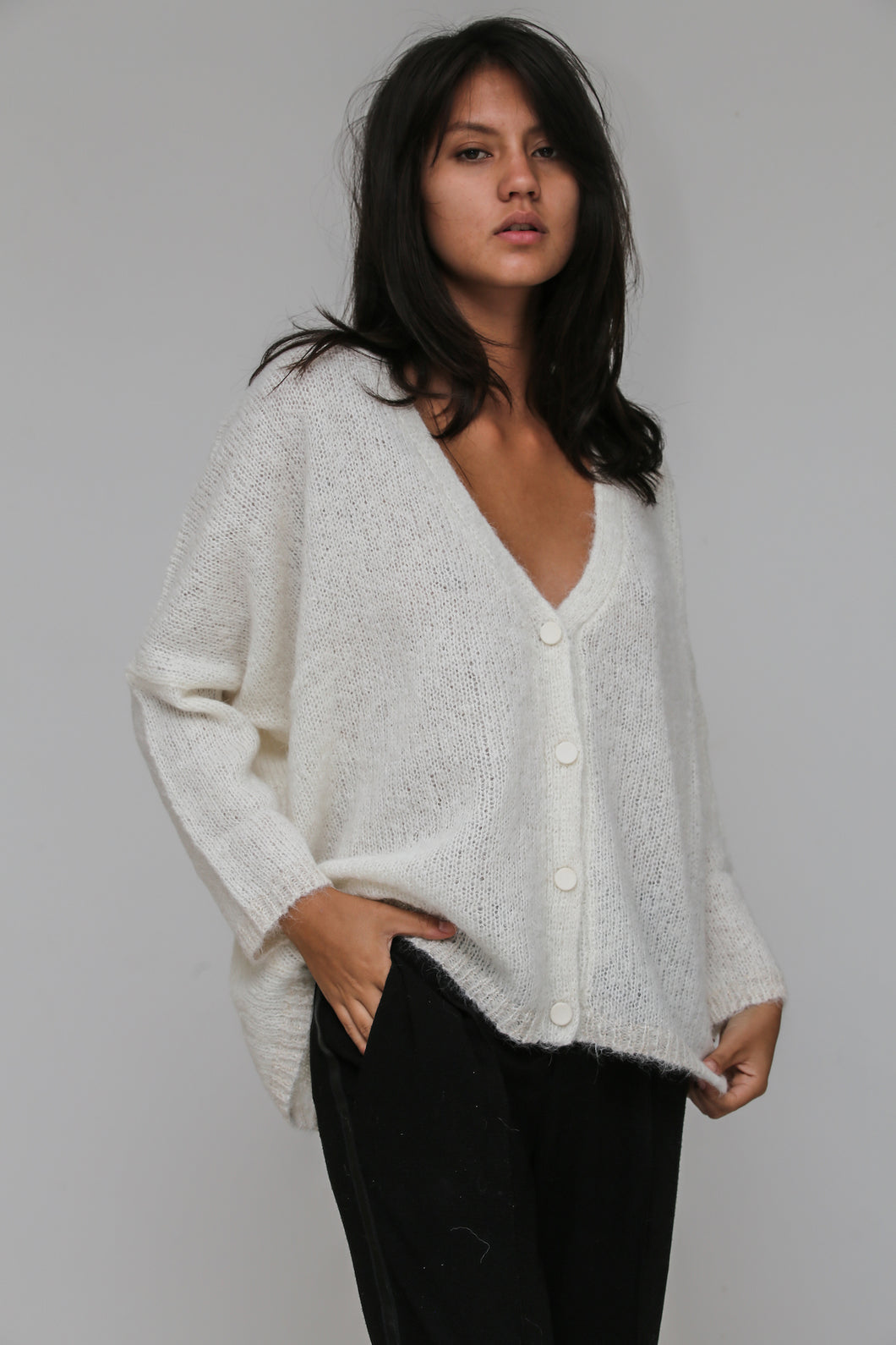 pontia cardigan off white